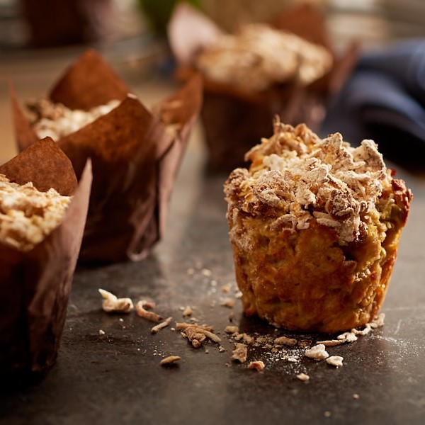 Apple, Oat and Coconut Muffins