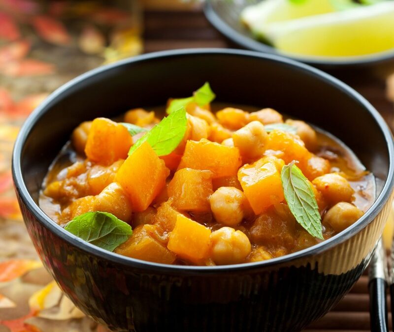 Pumpkin and Chickpea Coconut Curry