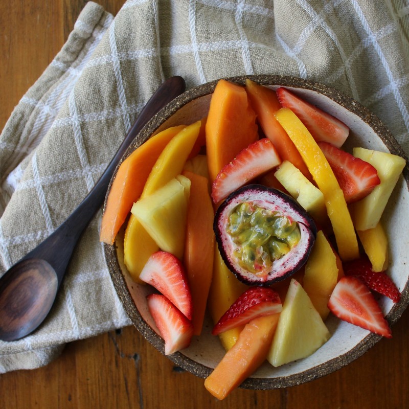 Bowl of Sunshine Fruit Salad