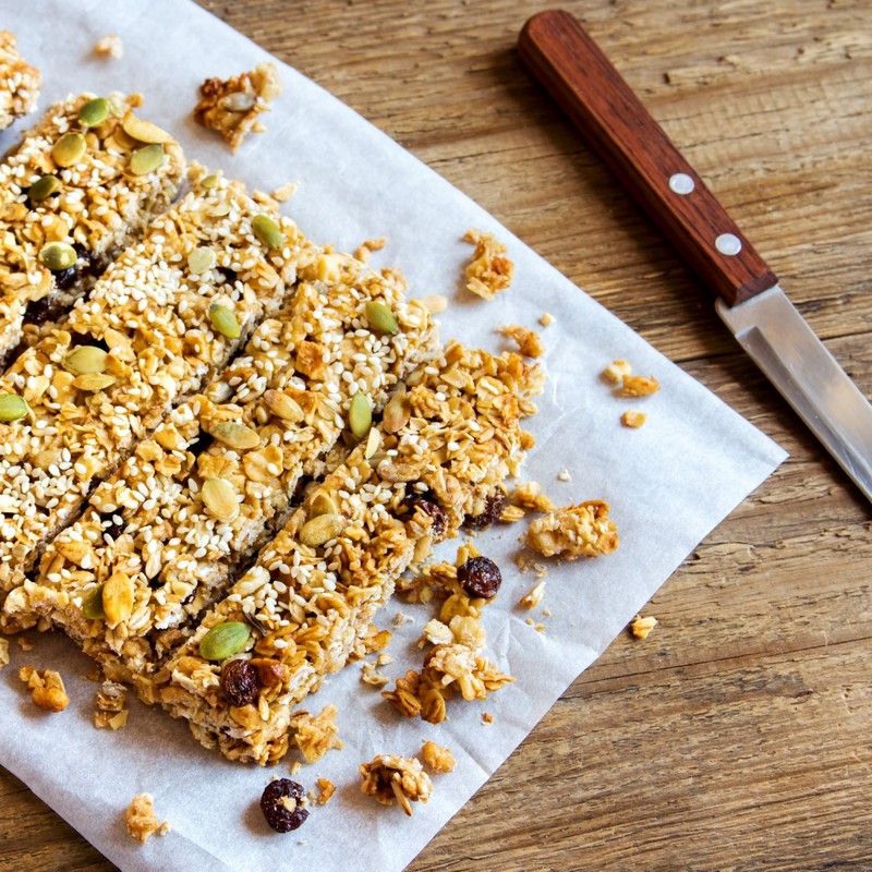 Slices of Terry's Fruit and Seed Bars Photo