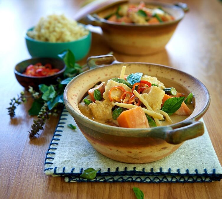 Thai Red Fish Curry with Bamboo Shoots