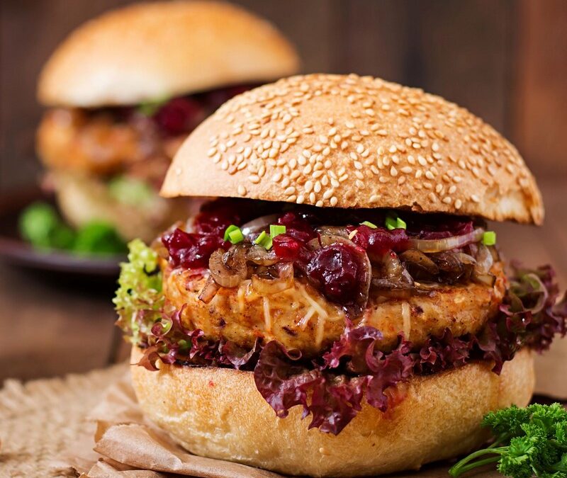 Turkey and Cranberry Burgers