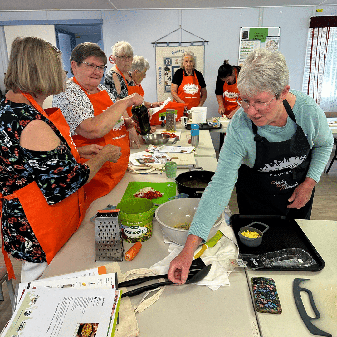 Two Facilitators during a Country Kitchens Event Photo