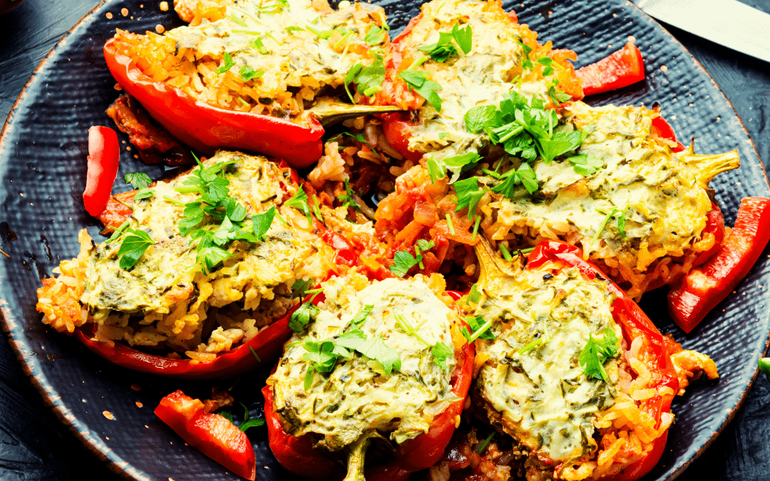 Stuffed Capsicum for Two