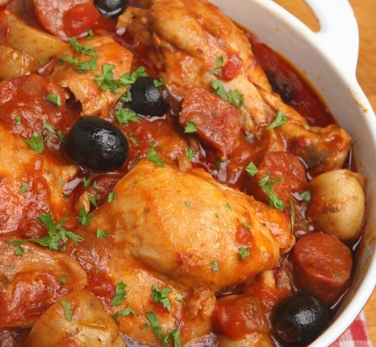 Mediterranean Braised Chicken