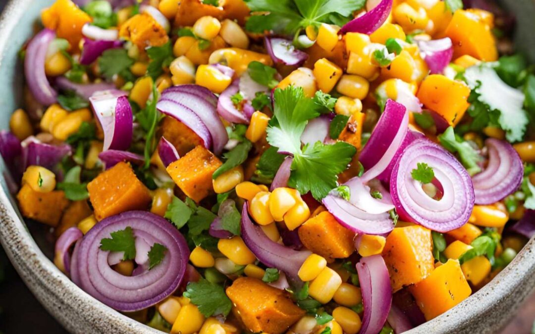 Summer Sweet Potato and Corn Salad