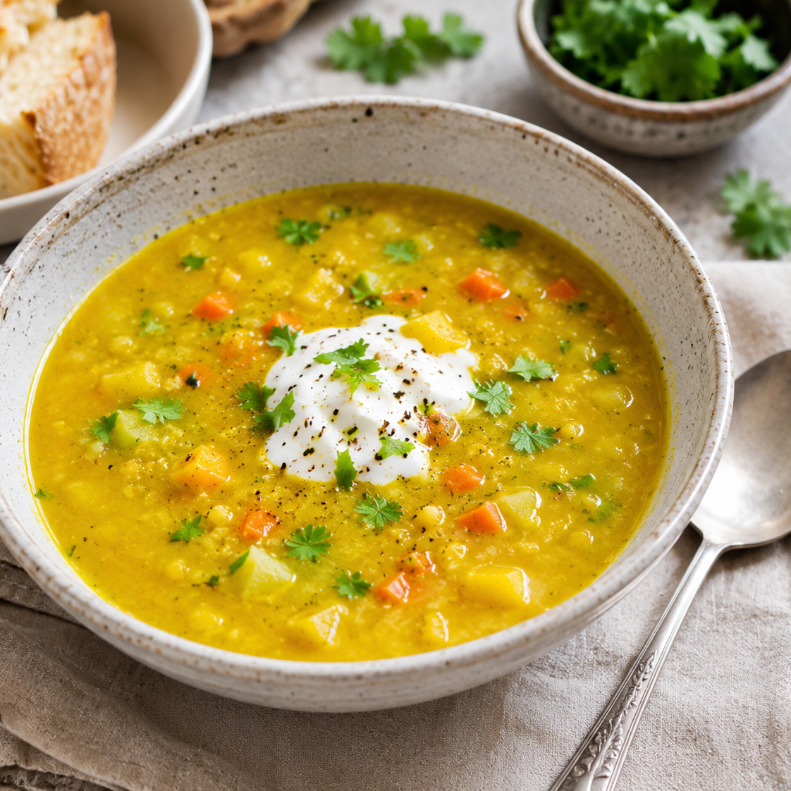 Vegetable Mulligatawny Soup