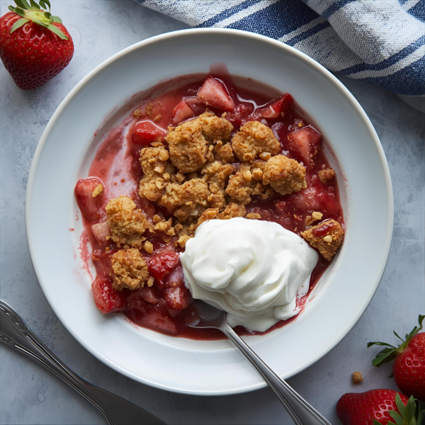 Strawberry Crumble