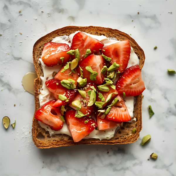 Strawberry Ricotta Toast