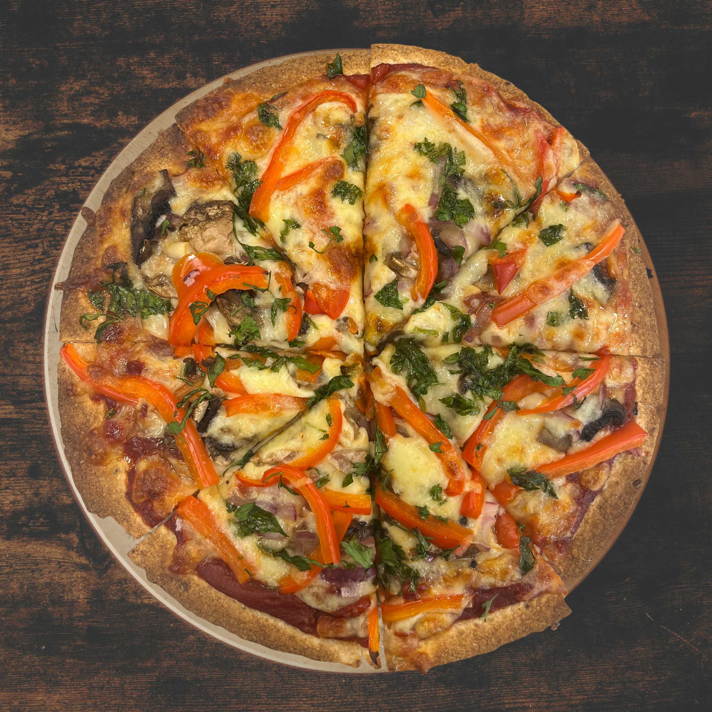 Veggie Wrap Pizza