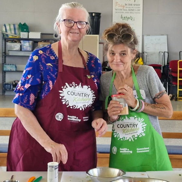 Two Facilitators during a Country Kitchens Event Photo