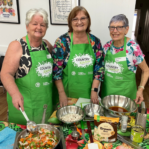 Two Facilitators during a Country Kitchens Event Photo